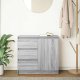 vidaXL Komoda z szufladą Szary Sonoma 71x35x65 cm Drewno klejone 3