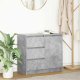 vidaXL Komoda z szufladą Betonowa szarość 71x35x65 cm Drewno klejone 1