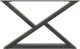 vidaXL Nogi do stolika kawowego 2 szt. Antracyt 70x(42-43,3) cm Stal 5