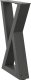 vidaXL Nogi do stolika kawowego 2 szt. Antracyt 38x(42-43,3) cm Stal 4