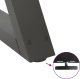 vidaXL Nogi do stolika kawowego 2 szt. Antracyt 38x(42-43,3) cm Stal 9