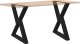 vidaXL Nogi do stołu jadalnego 2 szt. Czarne 80x(72-73,3) cm Stal 8