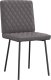 vidaXL Krzesła stołowe, 4 szt., szare, sztuczna skóra 3