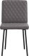 vidaXL Krzesła stołowe, 4 szt., szare, sztuczna skóra 4