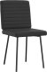 vidaXL Krzesła stołowe, 2 szt., czarne, obite sztuczną skórą 3