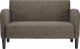 vidaXL vidaXL Sofa dwuosobowa ciemnoszara 110 cm sztuczna skóra 3
