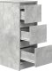 vidaXL Komoda Betonowa Szara 29,5x34x76 cm Drewno klejone 5