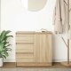 vidaXL Komoda z szufladą Dąb Sonoma 71x35x65 cm Drewno klejone 3