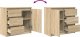 vidaXL Komoda z szufladą Dąb Sonoma 71x35x65 cm Drewno klejone 9