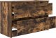 vidaXL Szafka RTV Dąb wędzony 80x35x54 cm Drewno klejone 5