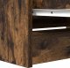 vidaXL Szafka RTV Dąb wędzony 80x35x54 cm Drewno klejone 10