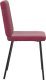 vidaXL Krzesła stołowe, 4 szt., winna czerwień, obite aksamitem 5