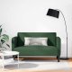 vidaXL Sofa dwuosobowa Jungle Green 109 cm Tkanina sztruksowa 1