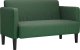 vidaXL Sofa dwuosobowa Jungle Green 109 cm Tkanina sztruksowa 1