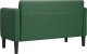 vidaXL Sofa dwuosobowa Jungle Green 109 cm Tkanina sztruksowa 4