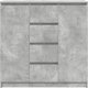 vidaXL Komoda z szufladami Betonowy Szary 100,5x35x98,5 cm 6