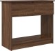 vidaXL Konsola z szufladami Brązowy Dąb 85,5x38,5x74,5 cm 2
