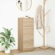 vidaXL Komoda Sonoma Oak 37,5x35x99 cm Drewno klejone 1