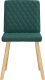 vidaXL Krzesła stołowe, 2 szt., ciemnozielone, obite tkaniną 3