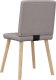 vidaXL Krzesła stołowe, 6 szt., taupe, tapicerowane tkaniną 6