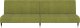 vidaXL 2-osobowa kanapa, jasnozielona, tapicerowana aksamitem 5