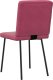 vidaXL Krzesła stołowe, 2 szt., winna czerwień, obite aksamitem 6
