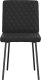 vidaXL Krzesła stołowe, 2 szt., czarne, obite sztuczną skórą 3