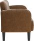 vidaXL Sofa dwuosobowa brązowa 110 cm sztuczna skóra 4