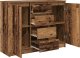 vidaXL Komoda z szufladami Stare drewno 100,5x35x76 cm 5