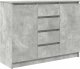 vidaXL Komoda z szufladami Betonowy Szary 100,5x35x76cm Drewno klejone 2