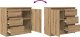 vidaXL Komoda z szufladą Artisan Oak 71x35x65 cm Drewno klejone 9