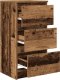 vidaXL Komoda Stare drewno 37,5x35x76 cm Drewno klejone 5