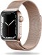Metalowa magnetyczna bransoletka milanese na Apple Watch (38/40/41/42 mm) różowo złota 4