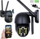 Zewnętrzna Kamera WIFI Obrotowa 8MPx ŚLEDZENIE ~360 stopni UHD NAGRANIA SD [V-7 Elegant Black] 1