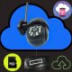 Zewnętrzna Kamera WIFI Obrotowa 8MPx ŚLEDZENIE ~360 stopni UHD NAGRANIA SD [V-7 Elegant Black] 8