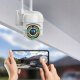 Kamera zewnętrzna WIFI Bezprzewodowa 5mpx Śledzenie APLIKACJI ZOOM MIKROFON [SIMPLY 5] 8