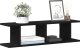 vidaXL Półki ścienne 2 szt. Dąb czarny 75x18x20 cm Drewno klejone 4