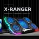 Rampage AD-RC14 X-RANGER Podstawka chłodząca pod laptop 9-17" RGB regulowana 9