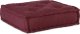 vidaXL Puf modułowy, bordowy, 70x70x36, materiał 4