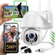 ZEWNĘTRZNA KAMERA OBROTOWA WIFI IP BEZPRZEWODOWA 5Mpx ZOOM X4 QHD SD AUDIO [GUARD-LIGHT] 1
