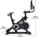 Rower spinningowy NordicTrack X24 z wyświetlaczem 10