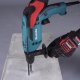 Electric impact drill MAKITA HP1641FJ, 680 W, 13 mm hand-tightened chuck, case, 2