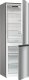 Gorenje NRK61CS2XL4 lodówko-zamrażarka Wolnostojący 300 l C Szary 1