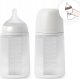308073-BUTELKA SILIKONOWA 240ML/SX PRO    ŚREDNI PRZEPŁYW/TRANSPARENTNA/NEW ALL SILICONE 3