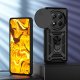 ETUI PANCERNE DO XIAOMI REDMI NOTE 14 PRO 5G CZARNE ARMOR HOLDER RING CASE 1