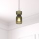 Lampa wisząca z zielonego szkła ANCEL, Ø 14 cm 2