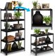Regał metalowy magazynowy 180 x 90 x 40 cm Humberg HR-851 czarny 8