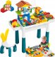 LeanToys Klocki konstrukcyjne 197 elementÃ³w + stolik i krzeseÅko 4