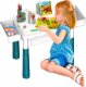 LeanToys Klocki konstrukcyjne 197 elementÃ³w + stolik i krzeseÅko 6