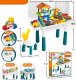 LeanToys Klocki konstrukcyjne 197 elementÃ³w + stolik i krzeseÅko 7